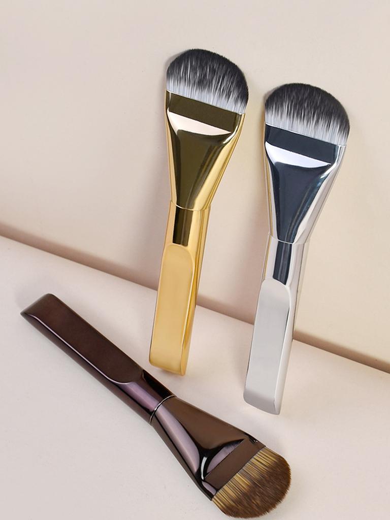 Ultra-thin Wide Tongue Foundation Brush Non-marking Concealer No Powder Flat Head Soft Hair Beauty Tools Makeup Brush Mask Brush