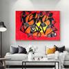 Abstract African American Portrait Canvas Paintings Black Women Poster Print Wall Art Picture for Living Room Wall Decor Cuadros