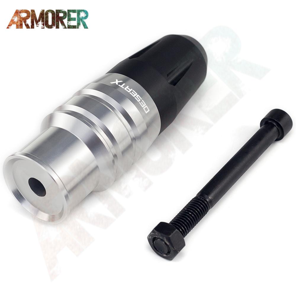 Motorcycle Accessories CNC Exhaust Frame Sliders Crash Pads Falling Protector For Ducati Desert X DesertX 2022