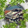 Lancia Rally 037 Vintage Metal Tin Sign Garage Bar Cafe Wall Decor Retro Car Plaque Waterproof Durable Man Cave Gift