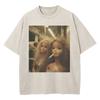 Cotton Vintage Washed Kawaii Disgusting Doll Face Funny Meme T Shirt  Fashion Menwomen Male Acid Wash Tees Vintage