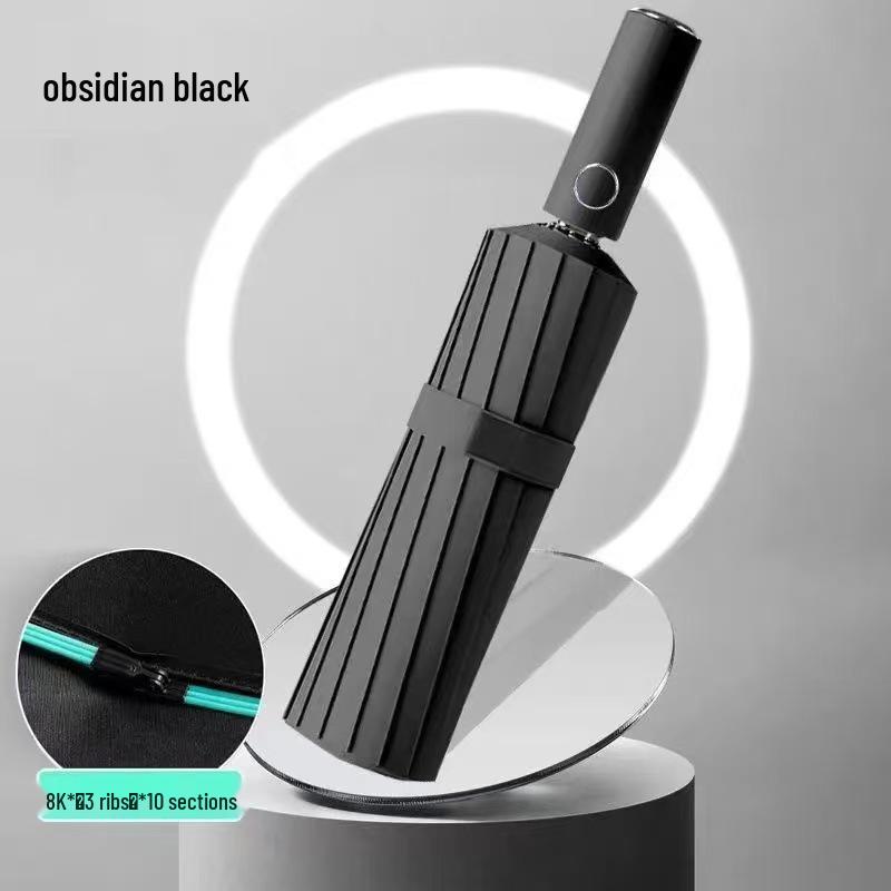 

Ветрозащитный автоматический штормовой зонт 480 спиц - Очень большой и толстый, усиленный складной солнцезащитный козырек для мужчин и женщин.