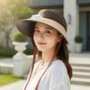 Long-lasting Rechargeable Fan Hat Portable Wide Brim Fan Hat Fishing Sun Shading Cap  Travel