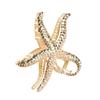 Stylish Starfish Hair Clip Durable Metal Hair Accessory For Women Elegant Updo And Low Ponytail