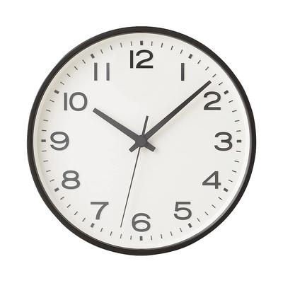 MUJI Analog 44275696 Clock, Large, Black, MJ-ACLBK2,