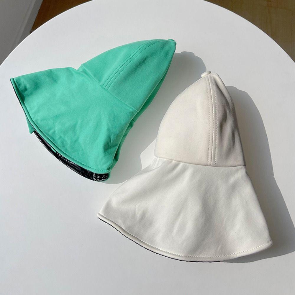 Foldable Wide Brim Hat Adjustable Bucket Cap Women Sunscreen Hats UV Protection Hat  Outdoor