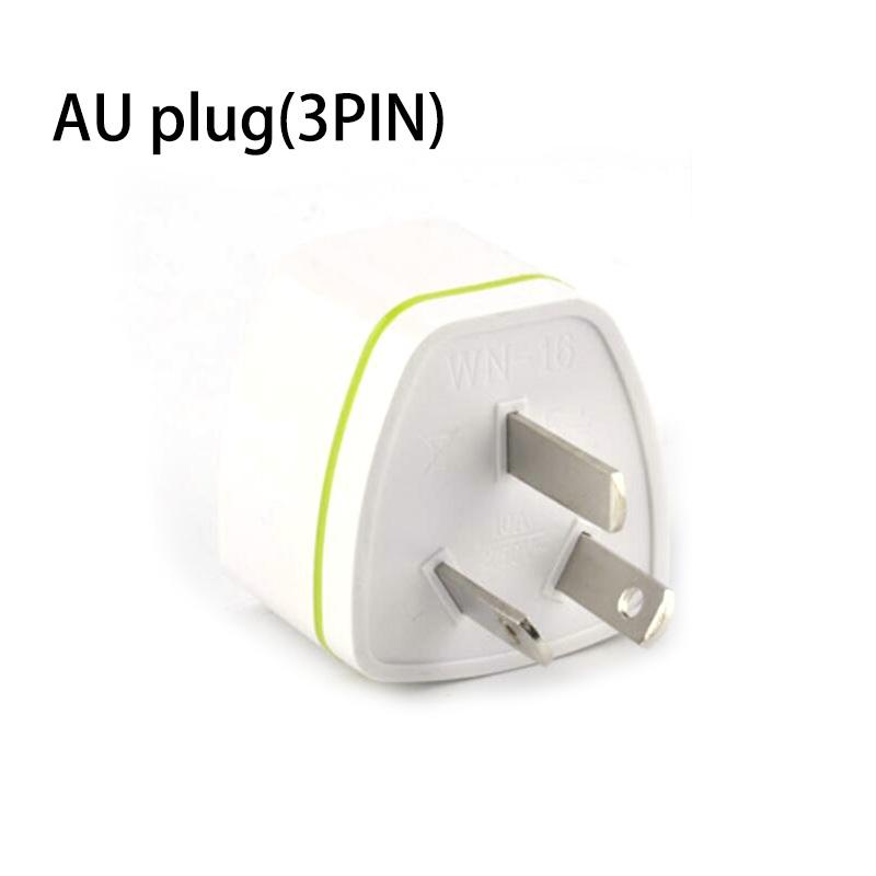 

Універсальний європейський AU ЄС США Великобританія До ЄС Великобританія США AU Адаптер штекера живлення для США Бразилія Перетворювач штекера для подорожей Корея AC 250 В 10 A Q1 AU 3pin