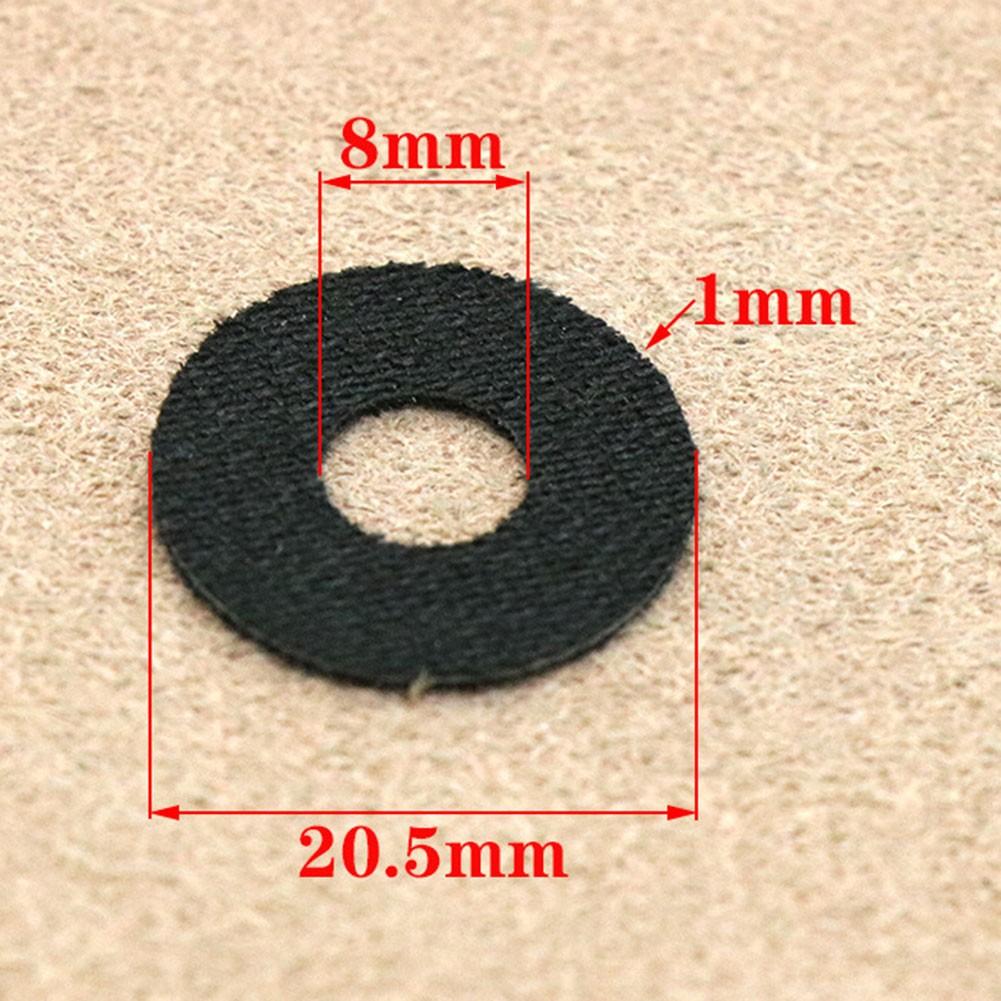 Rondella di trascinamento in fibra di carbonio prodotta con precisione per mulinello da baitcasting a tamburo, spessore 1 mm