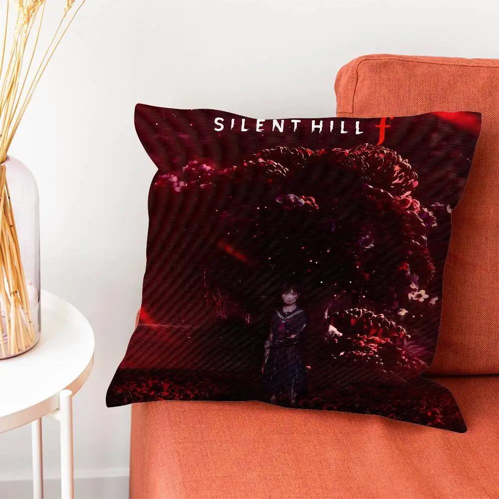 

S-Silent Hill F Horror Pillow Case Pillow Case Living Room Sofa Cushion Cover Suitable For Home Bedroom Room Decoration 30cmx30cm
