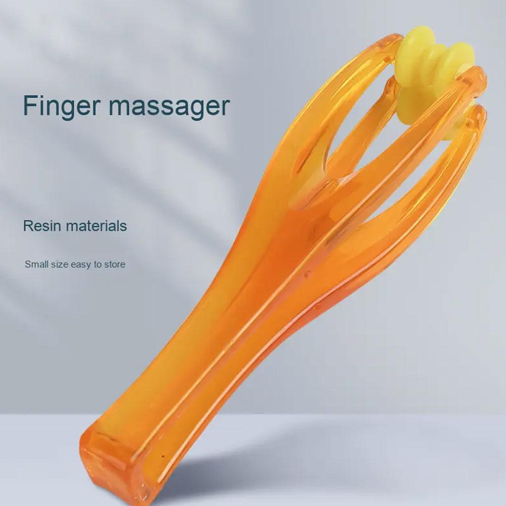 2Pcs Finger Massager Mini Finger Joints Massager Ergonomic Design Handle For Finger Blood Circulation & Muscle Relaxation