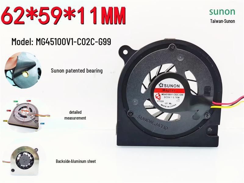 MG45100V1-C02C-G99 5V 0.78W Laptop DIY Turbine Exhaust Blower