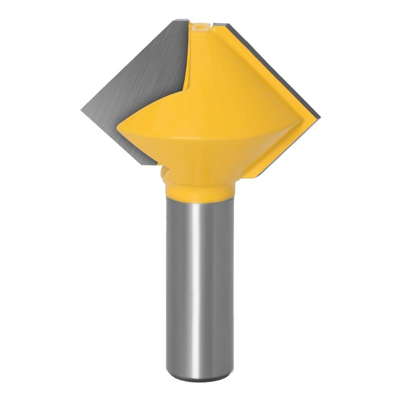 Router Bit 1/2" Shank Bird's Mouth Glue Joint Woodworking Accessories Milling Cutter 3x/set 6/ 8/12 Sided for Columns