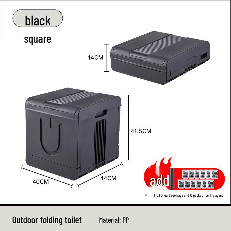 ZISIZ Portable Folding Outdoor Emergency Toilet