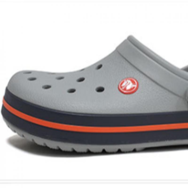 Crocs Crocband Clog Hausschuh Sandalen Hellgrau 11016 01u