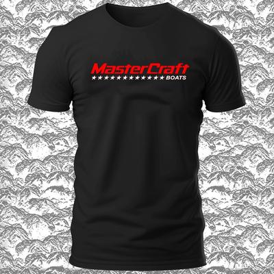 Naujas Mastercraft Boats Logotipas Juokingi Marškinėliai Dydis S iki 5XL Pagaminta JAV Unisex Marškinėliai