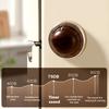 Manyetik Mekanik Mutfak Zamanlayıcısı 60 Dakika Geri Sayım Şişe Açacağı ile Pil Gerektirmez Paslanmaz Çelik Kendini Disipline Etme Hatırlatıcısı Yemek Pişirme Çalışma