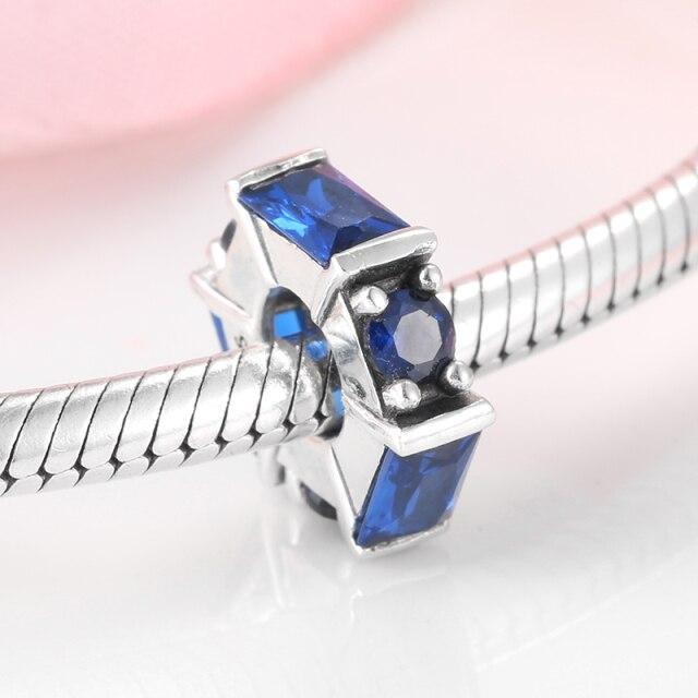 Voguish Stylish Sterling Color Dramatic White Enamel Heart Golden Beads Fit Original Charm Wrist Bracelet Jewelry MakingFashion Charm
