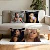 Singer AAriana Grande Pillow Cover Living Room Sofa Cushion Cover Bedroom Room Bed Pillow Cover Home Decoration