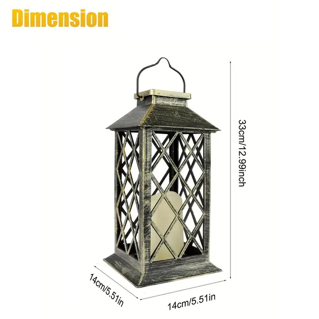 1 Pc Solar Hanging Lamp Flickering Flameless Candle Waterproof LED Light For GardenTable Patio Lawn Outdoor Party Decorative