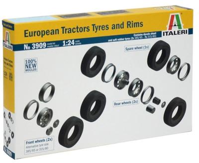 PLATZ ITALERI Tire Rim Set for Tractor Head Plastic Model Parts IT3909 1/24 & (European Cars)