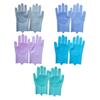 Pet Cleaning Gloves, Anti-Slip Pet Grooming Gloves, Silicone Soft Tooth Bathing Massaging Gloves, Multipurpose Glove for Pet Care And Household