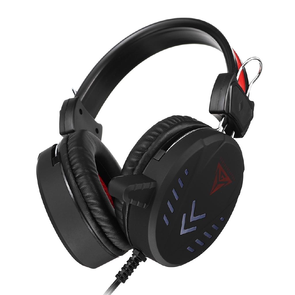 USB Mechanical Feel Keyboard And Game Mouse Set Headset Light Computer Desktop Wired Mouse Three-piece