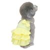 Breathable Pet Dress Adorable Stylish Dog Layered Hem Princess