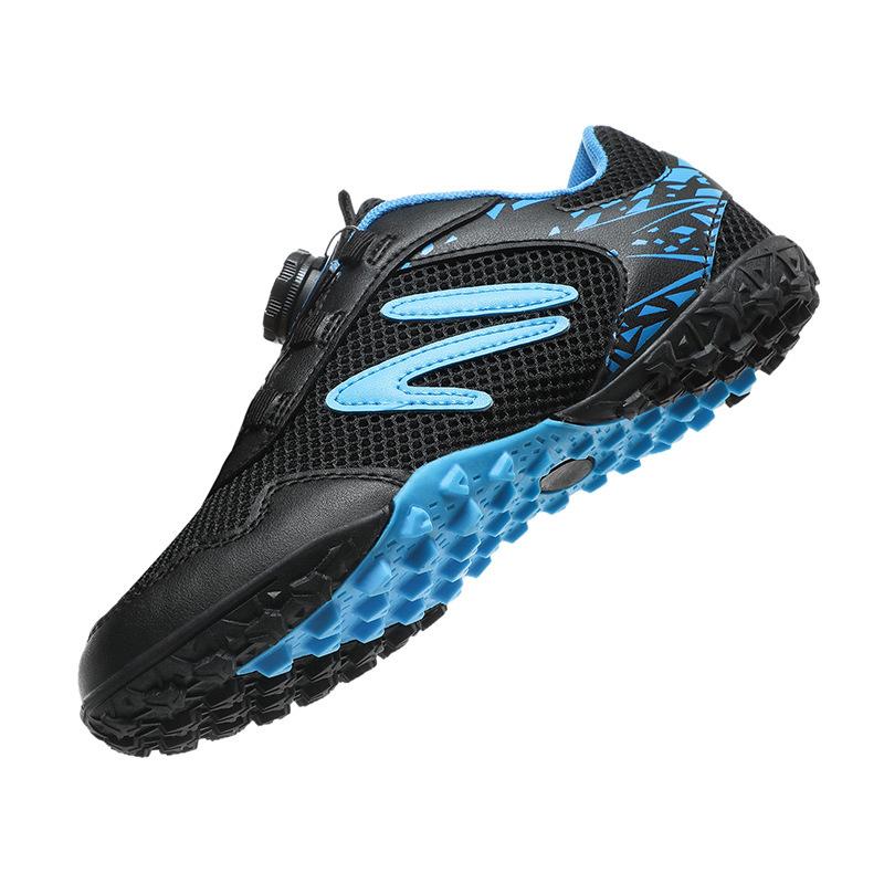 Rotating Buckle Football Shoes Summer Children Teenagers Men and Women Broken Nails Primary and Secondary School Students Competition Sports Shoes