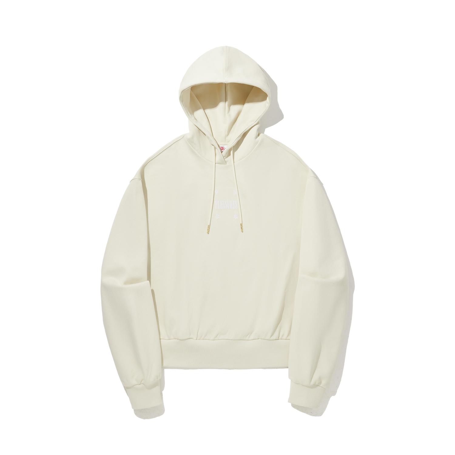 

Li Ning X Pleasures Loose Pullover Hoodie Women hoodies Cream-Yellow AWDUF42-2 XL