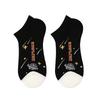 5 Pairs of Women's Spring and Summer Trendy Cartoon Breathable Shallow Short Boat Socks