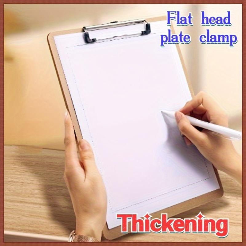 A4 A5 Wooden Clipboard Folder Paper Ticket Menu Bills Note Document File Clip WordPad Office School Writing Board Clamp Holder