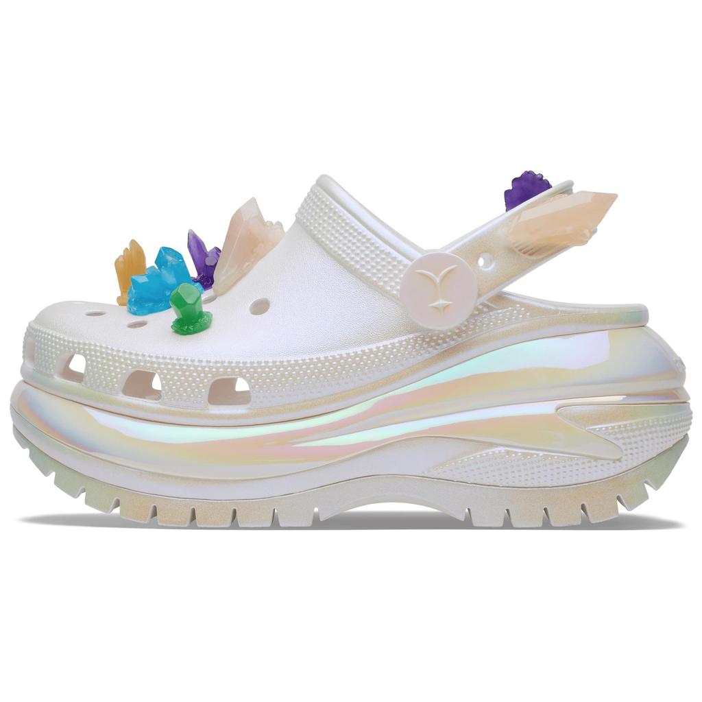 Crocs Mega Crush Clog EVA Comfortable Versatile Clogs Unisex Clogs Beige 209516-90H