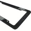 NEW Universal 30*15CM 1/2pcs License Plate Frame Carbon Pattern Plastic License Plate Frame Bracket with Standard Screw Kits