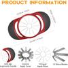 LMETJMA 12 Blade Apple Slicer Corer Cutter Ultra Sharp Stainless Steel Blades Apple Divider Kitchen Mango Slicer Corer JT326