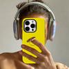 Yellow Phone Case for IPhone 17 16 15 14 13 Pro Max Plus for Magnetic Single Double-layer Tough Case