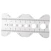 Screw Pitch Gauge Metric Thread Measuring Tool Size Chart Ruler Nut and Bolt Checker