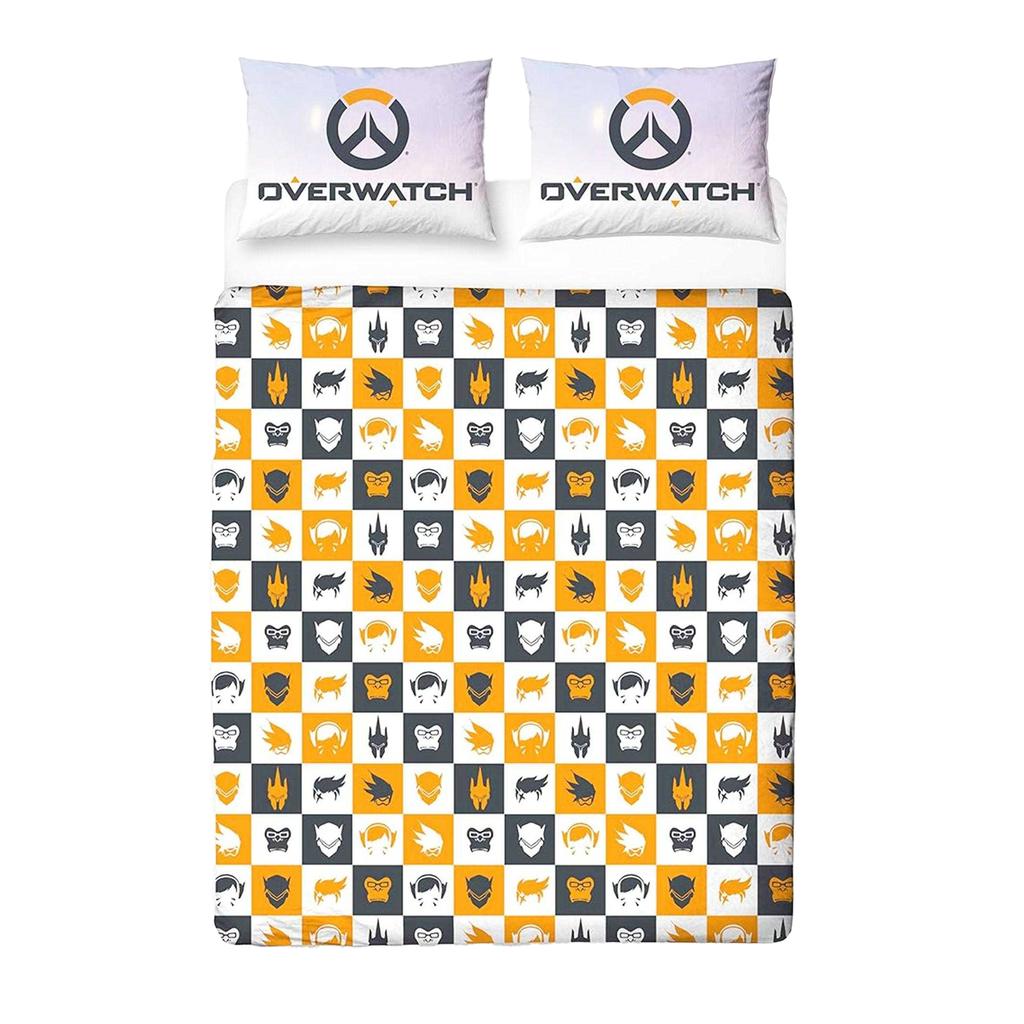Overwatch Eat Sleep Character Reversible Duvet Set
