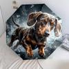 1 PC Automatic Folding Umbrella - Cute Pet Puppy Pattern, Portable & Foldable Design with 8 Ribs, Christmas Birthday Gifts