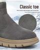 Winter High-Top Snow Boots with Thick Wool and Fur Lining for Outdoor Warmth
