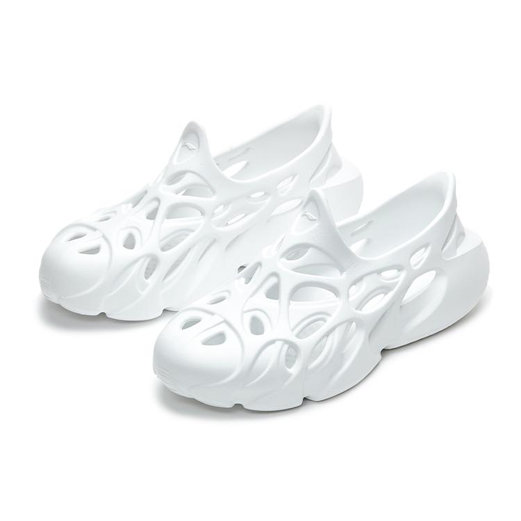 Li Ning Badfive 1 Quiet Abrasion Resistant Slide Slippers Women's White ABTR004-1