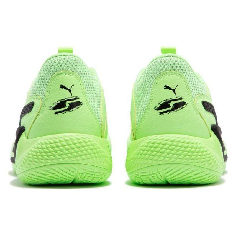 PUMA Court Rider 1.0 Chaos Unisex Low Basketball Shoes Green Black 378269-01