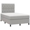VidaXL Sommier à lattes de Lit avec Matelas et LED, Lit Rembourré, Lit Double, Lit Adulte de Chambre à Coucher Intérieur, 3270218