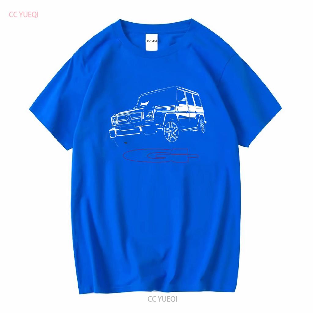 Luxury SUV T Shirt for G Class W463 fans long or short sleeves vintage Washed homme graphic Soft Slightly Top For Everyday Wear