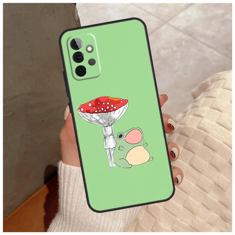 

Мятно-зеленый Лягушка Гриб Для Samsung Galaxy A13 A33 A53 A34 A54 A14 A15 A16 A26 A36 A56 A12 A32 A52 A06 A35 A55 Чехол Samsung A15