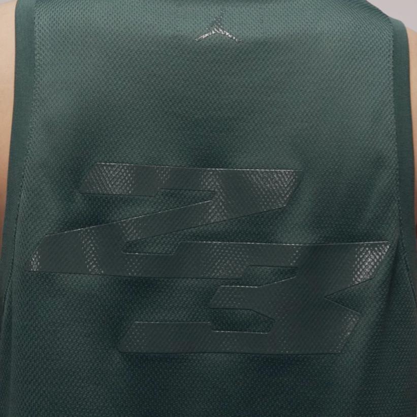 Jordan Mvp Fw24 Hautfreundlich Atmungsaktiv Bequem Rundhals Ärmellos Basketballtrikot Herren Tops Oxidiertes Grün FV7246-366