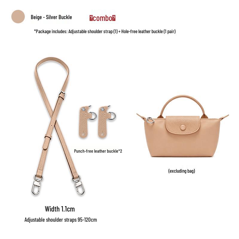 Ingegnosa Borsa Mini Longxiang Fatta a Mano Cinghia a Spalla Regolabile Sostitutiva