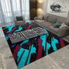HKS Racing car logo printed carpet Living room bedroom non-slip carpets Yoga mat Outdoor rugs kawaii rug area rug birthday gift
