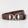 Mary Snap-buckle Women's Belt, Work Clothing Style Accessible Luxury, Matching Suit, Formal Wear, Office Lady Belt