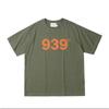 2024 Letter Printing 939 New Men‘s Tshirt Casual Baggy Short Sleeve T-shirt Korean Style Oversized Tees Women's Tops