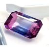 Bi-Color Tourmaline 23-25 Ct Emerald Cut Beautiful Certified Loose Gemstone
